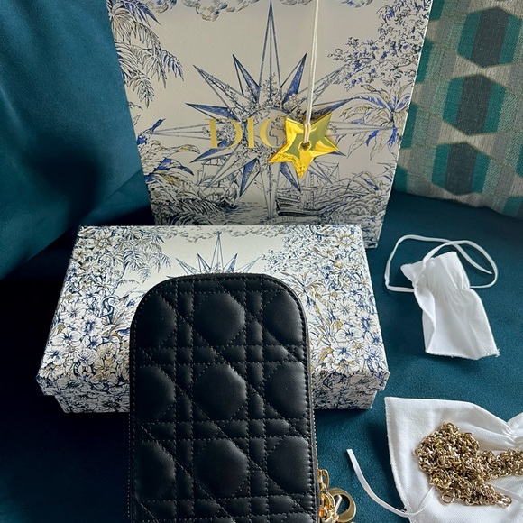 LADY DIOR PHONE HOLDER - Picture 2 of 12